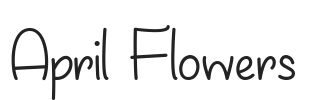 April Flowers.ttf字体下载