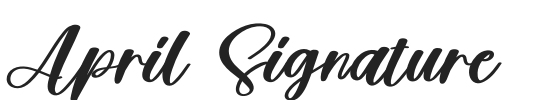 April Signature.otf字体下载