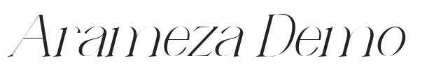 Arameza Demo.ttf字体下载