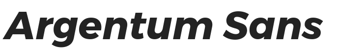 Argentum Sans.ttf字体下载