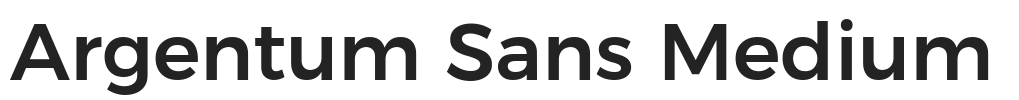 Argentum Sans Medium.ttf字体下载