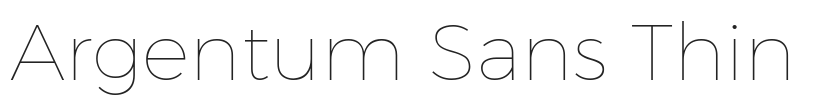 Argentum Sans Thin.ttf字体下载