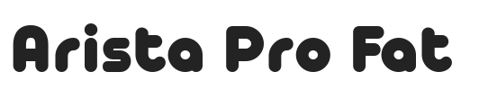Arista Pro Fat.ttf字体下载