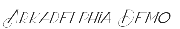 Arkadelphia Demo.ttf字体下载