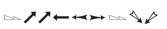 Arrows ADF.otf字体下载