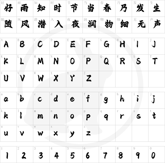 Aa旺财招牌体