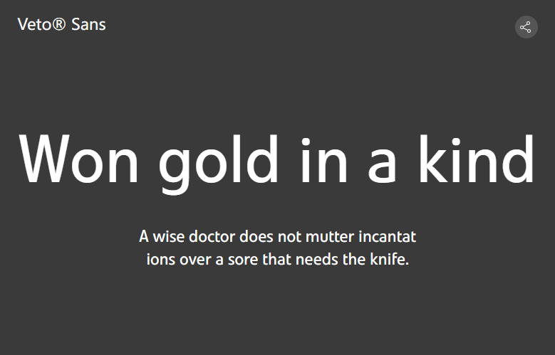 Veto® Sans