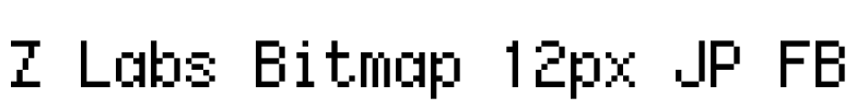 Z Labs Bitmap 12px JP FB