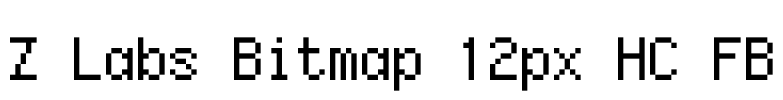 Z Labs Bitmap 12px HC FB
