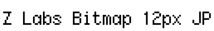 Z Labs Bitmap 12px JP
